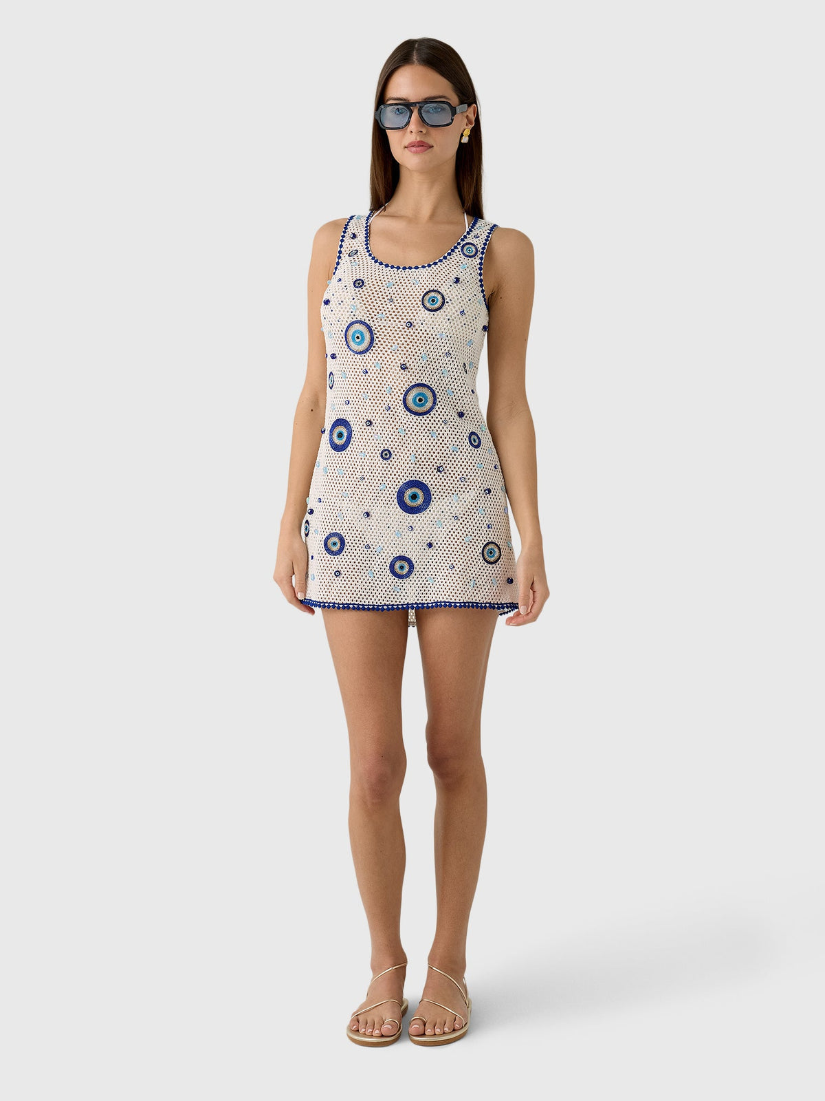Leslie Amon Women's Treasure Evil Eye Mini Dress