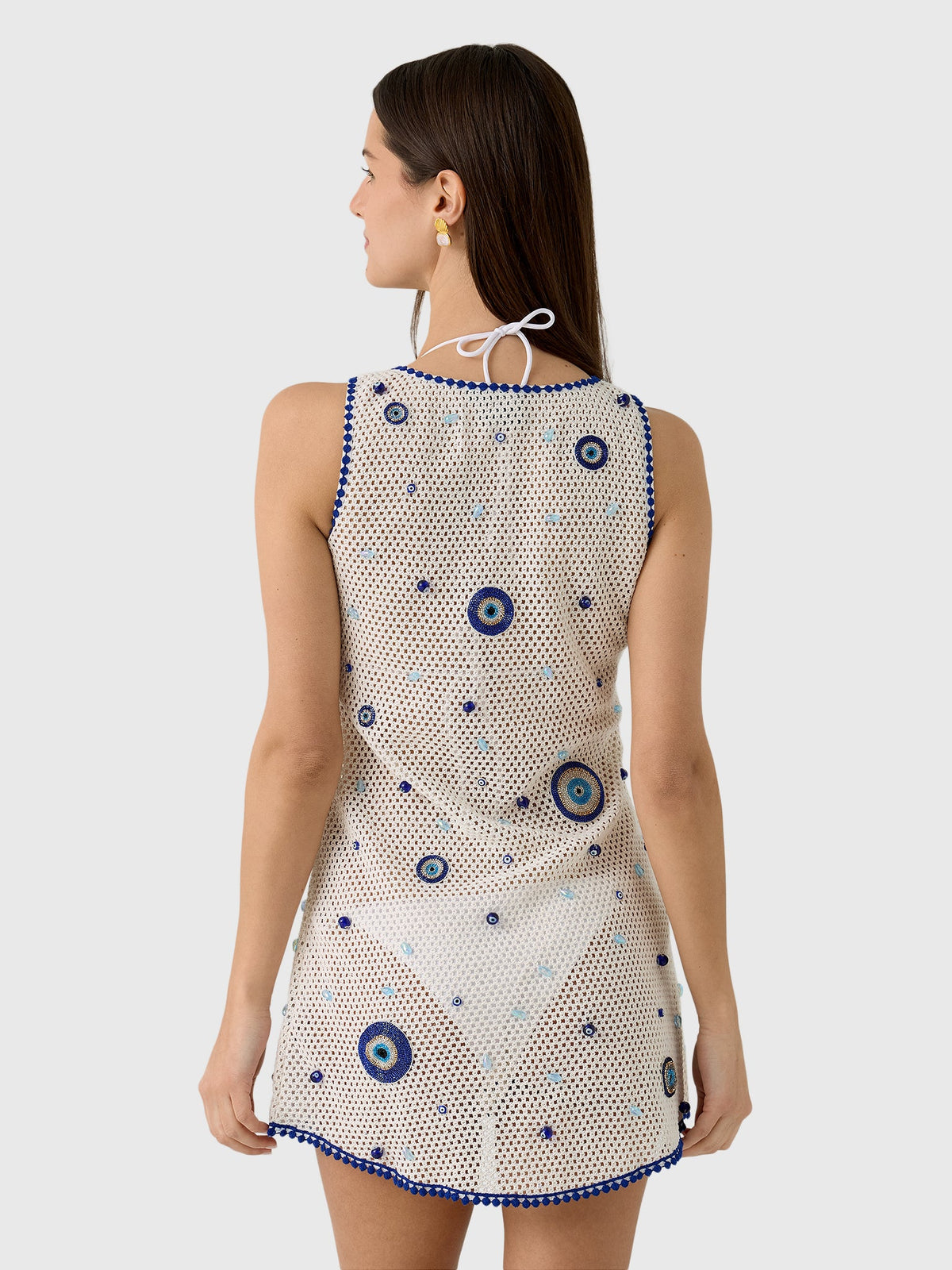 Leslie Amon Women's Treasure Evil Eye Mini Dress
