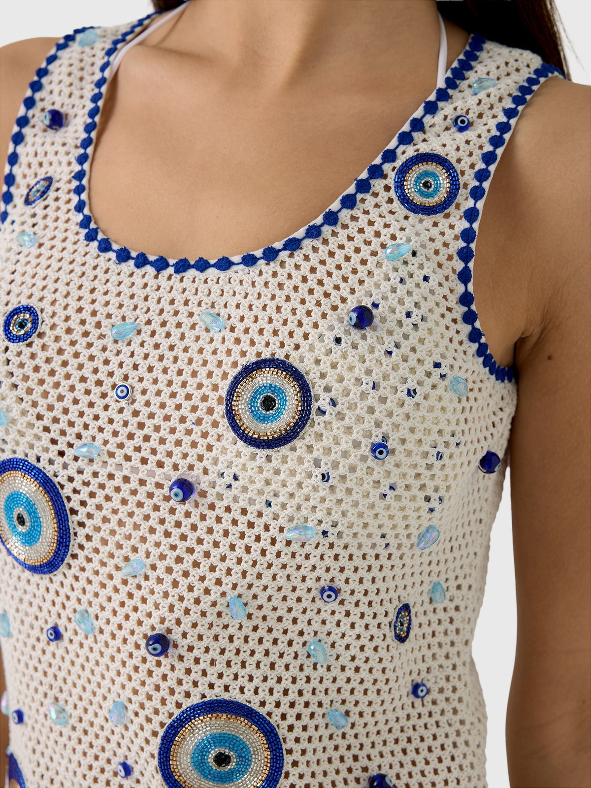 Leslie Amon Women's Treasure Evil Eye Mini Dress
