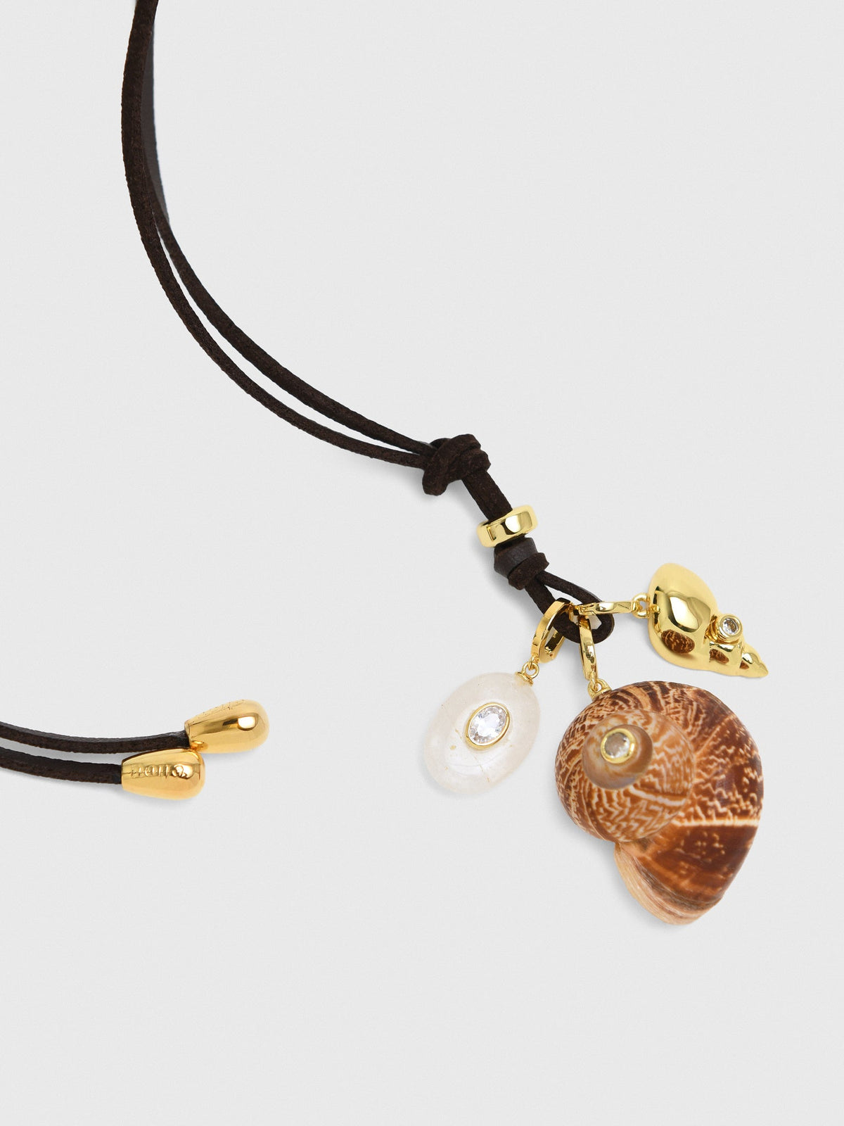 Eliou Area Charm Wrap Necklace