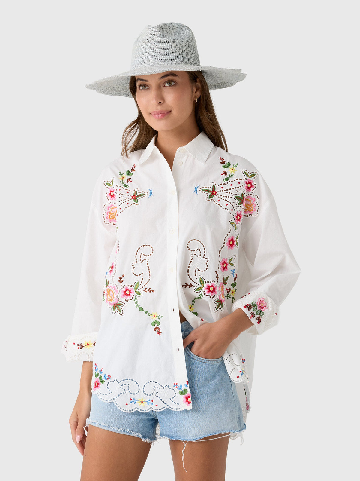 Essentiel Antwerp Women's Jayme Embroidered Shirt