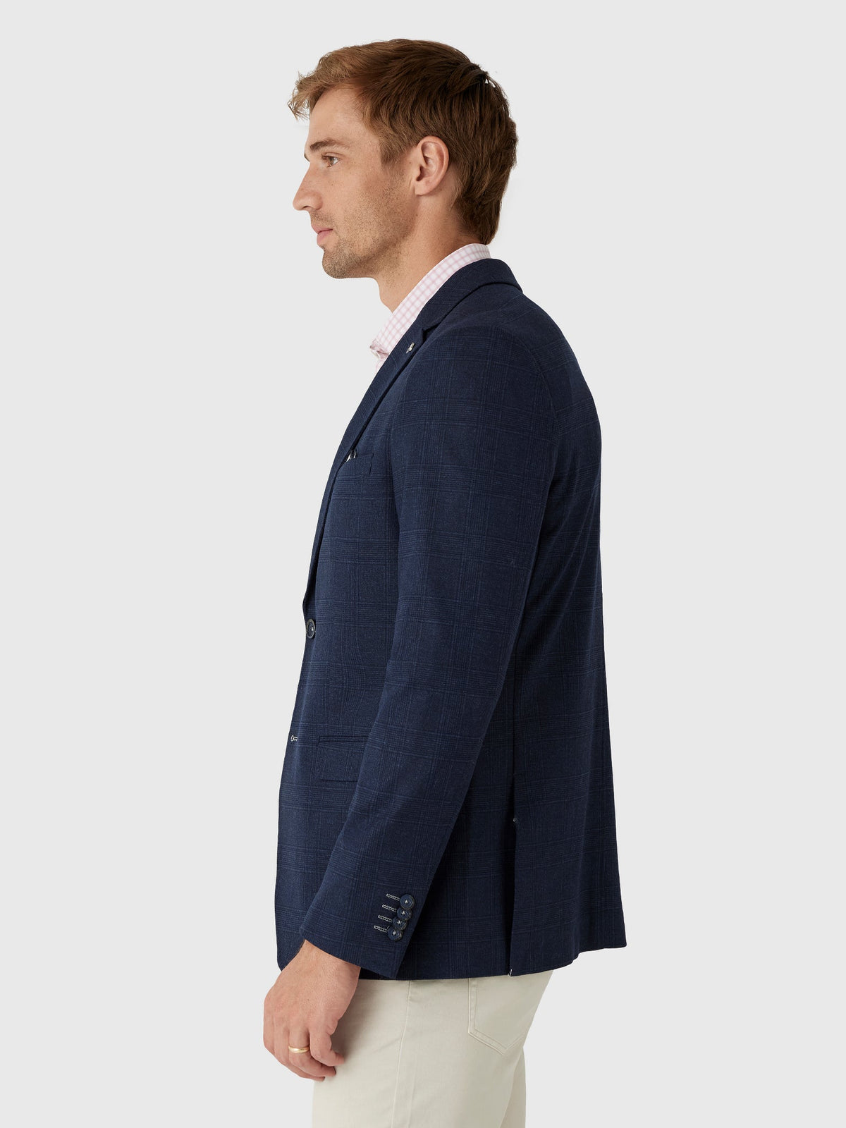 Blue Industry Men's Check Blazer