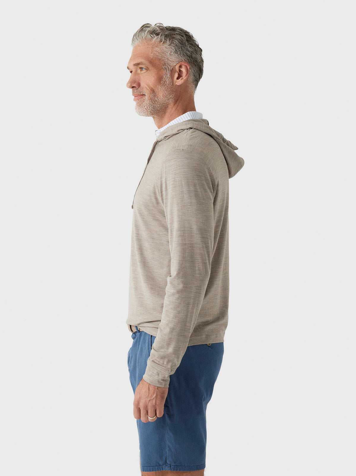 Johnnie-O Men's Merino Hoodie Tee