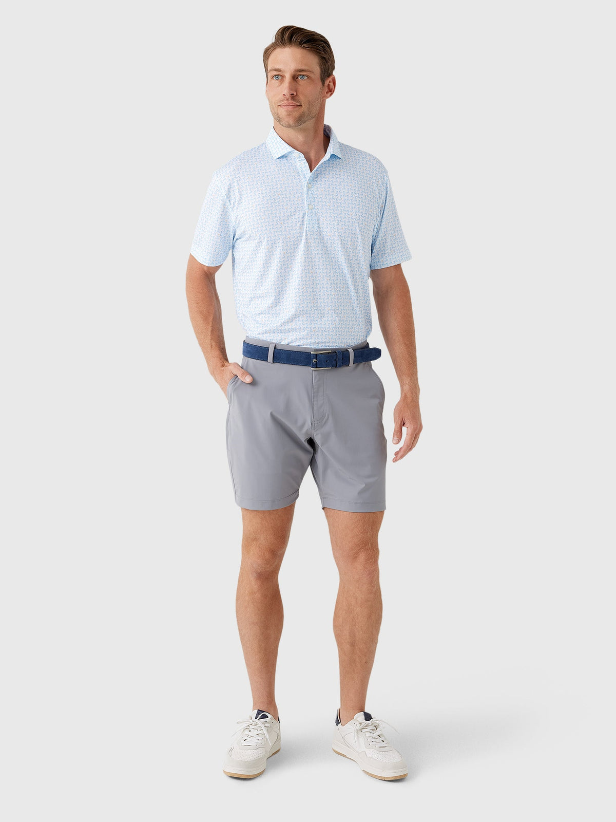 Johnnie-O Men's Minty Performance Jersey Polo