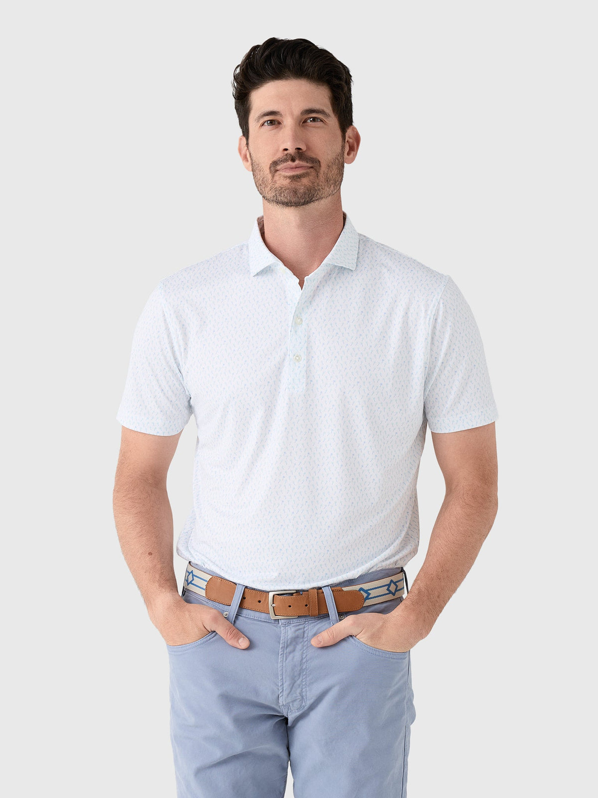 Johnnie-O Men's Marina Performance Jersey Polo