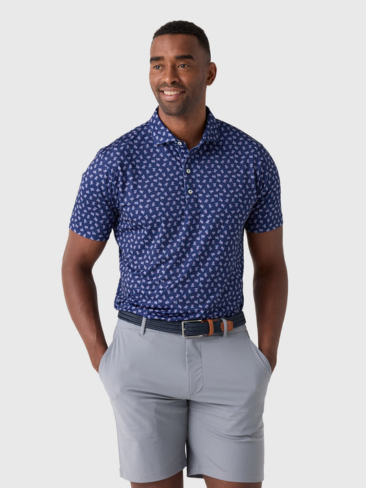 Johnnie-O Men's USA Performance Jersey Polo