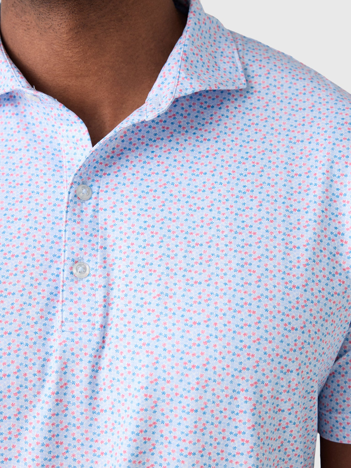 Johnnie-O Men's Petals Featherweight Performance Polo