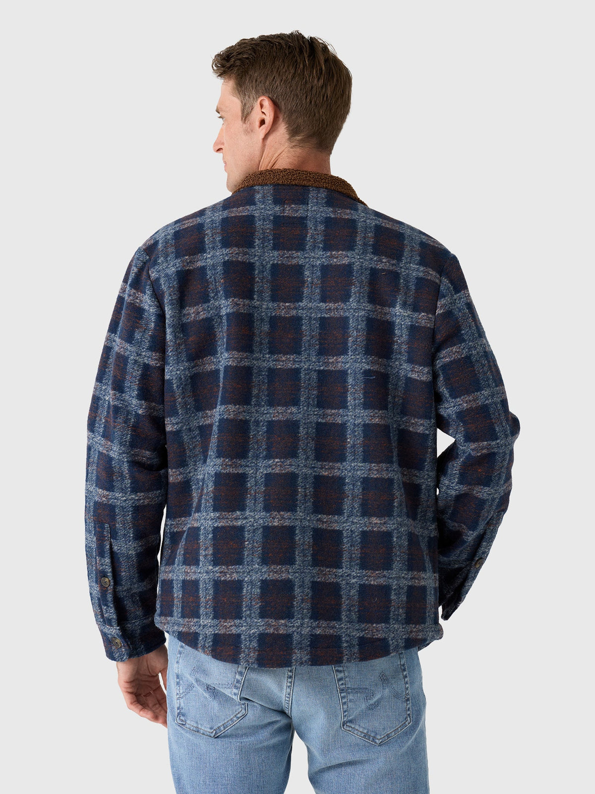 Johnnie-O Men's Sherpa Lined Shacket