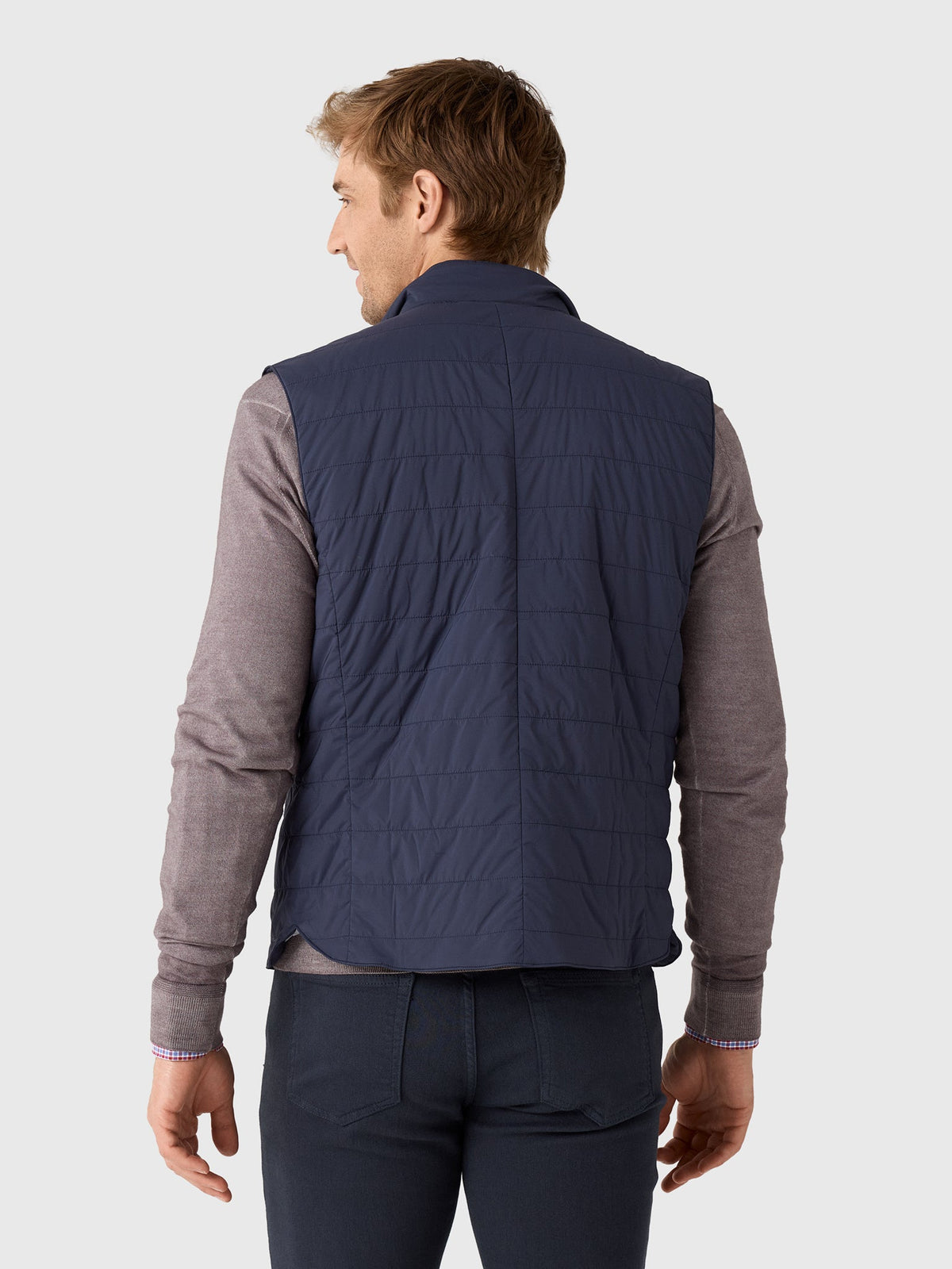 Johnnie-O Men's Bauer Snap Front Quilted Vest