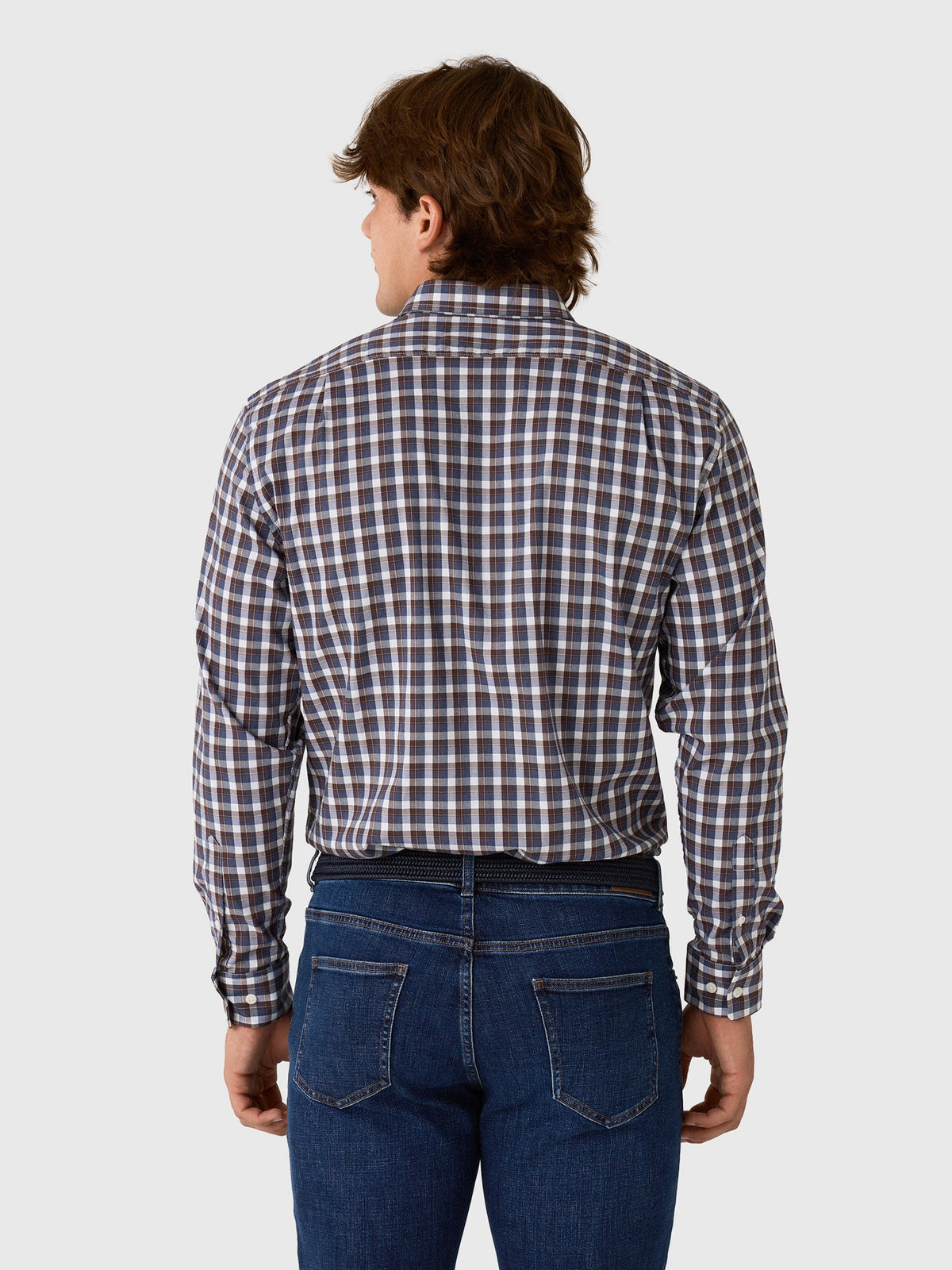 Johnnie-O Men's Oak Bluffs Plaid Natural Performance Button-Down Shirt