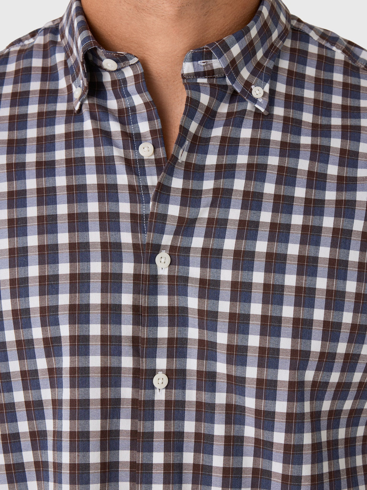 Johnnie-O Men's Oak Bluffs Plaid Natural Performance Button-Down Shirt