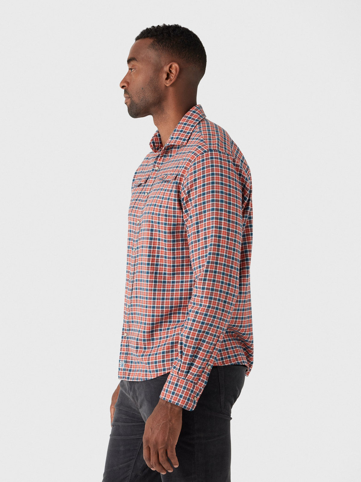 Johnnie-O Men's Snap Check Button-Down Shirt