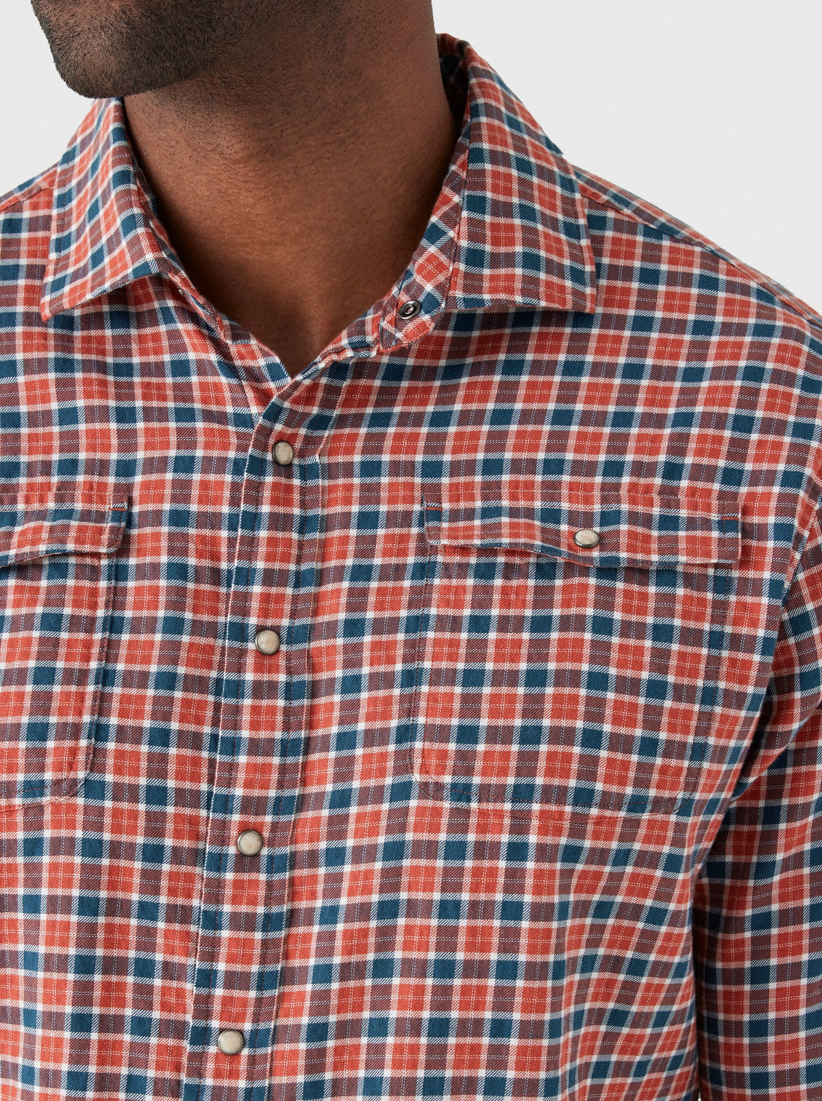 Johnnie-O Men's Snap Check Button-Down Shirt