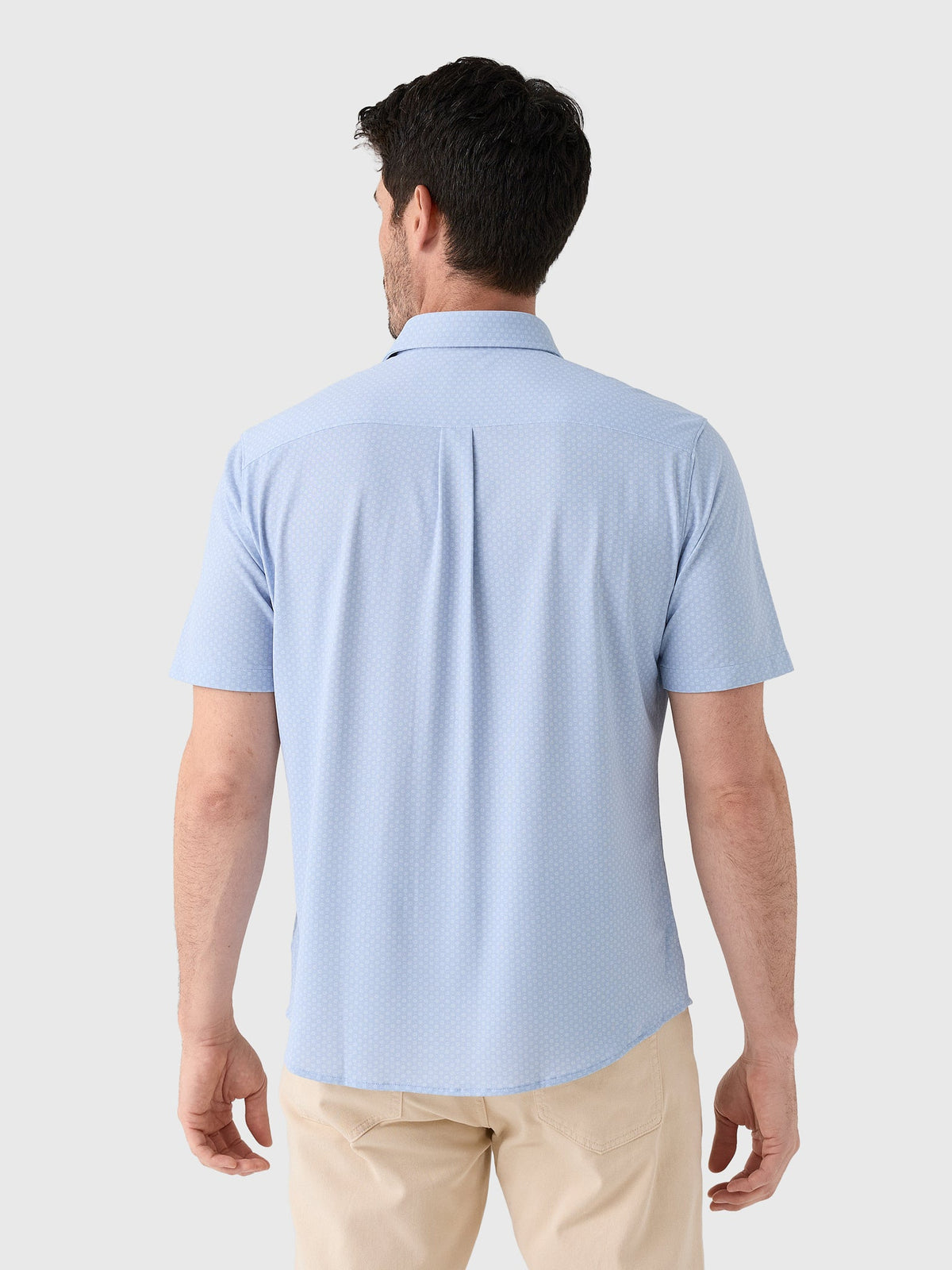 Johnnie-O Men's Augustine Printed Mesh Short Sleeve Button-Down Shirt