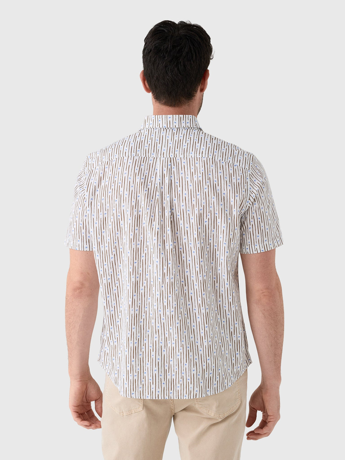 Johnnie-O Men's Pendola Cotton Blend Short Sleeve Button-Down Shirt