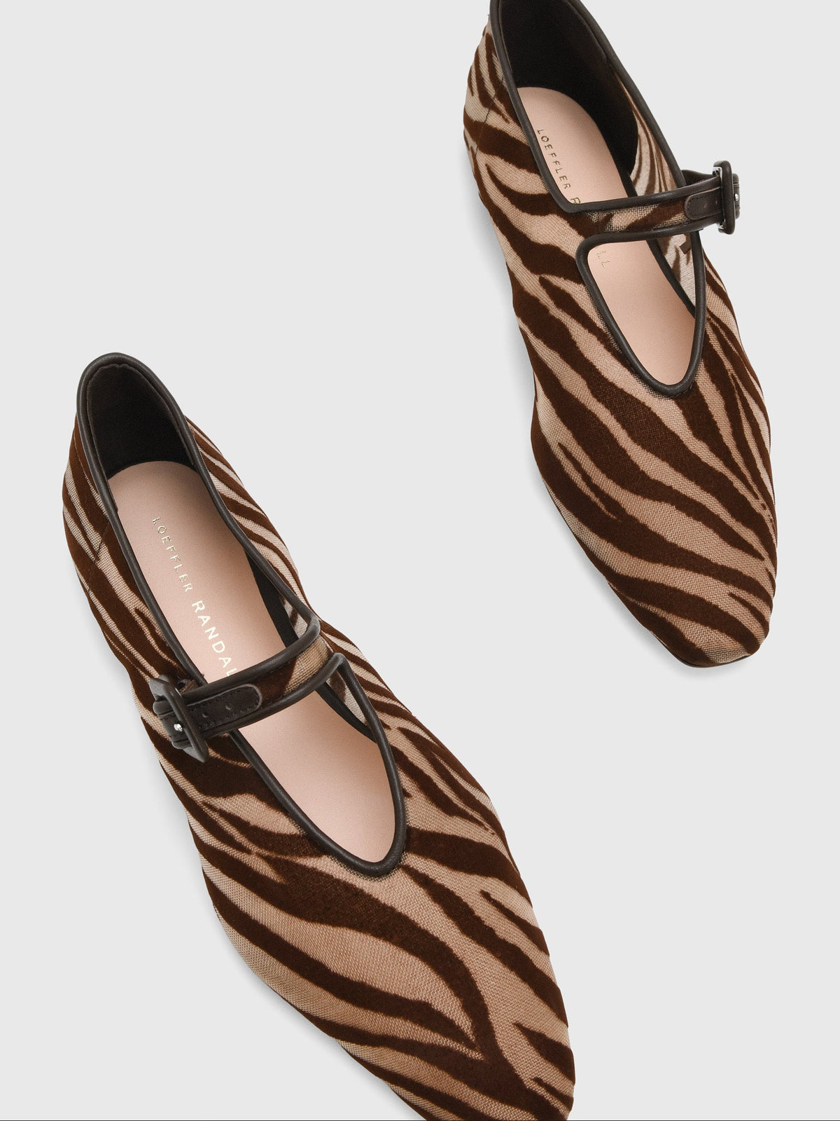 Loeffler Randall Women's Junia Mesh Mary Jane Flat