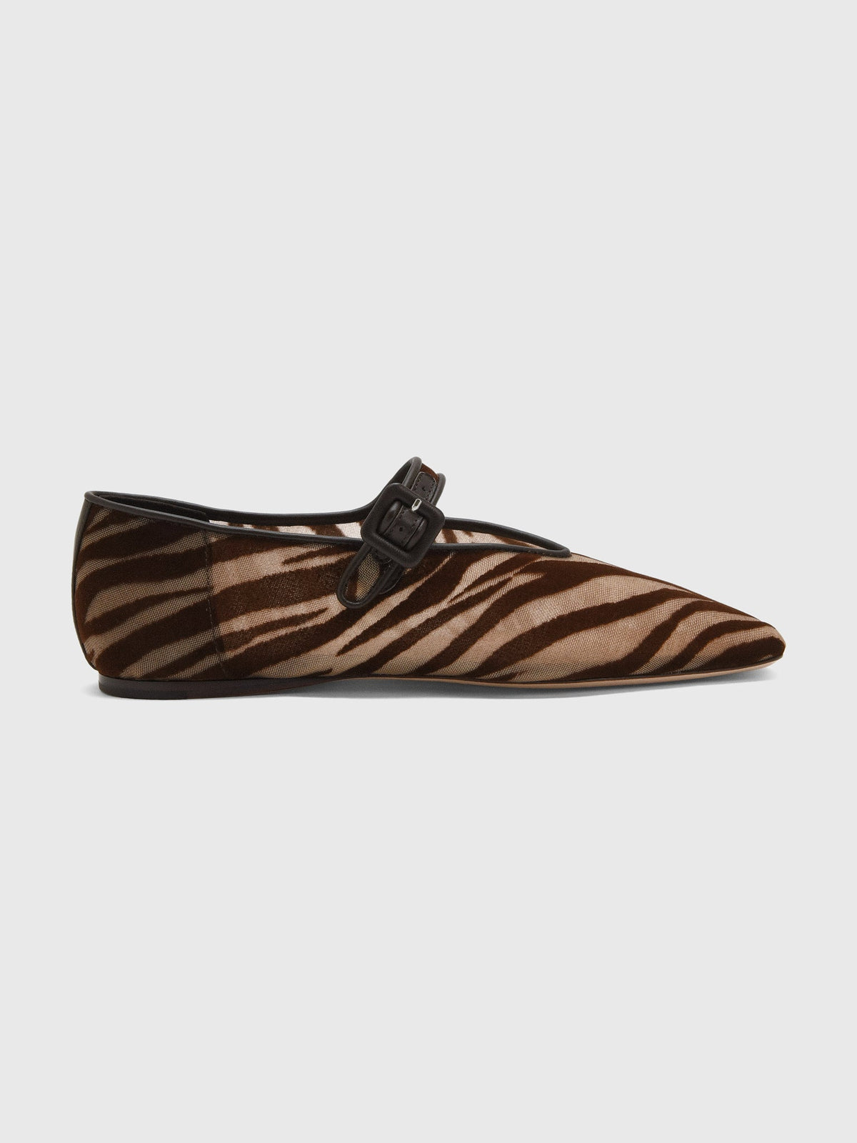 Loeffler Randall Women's Junia Mesh Mary Jane Flat