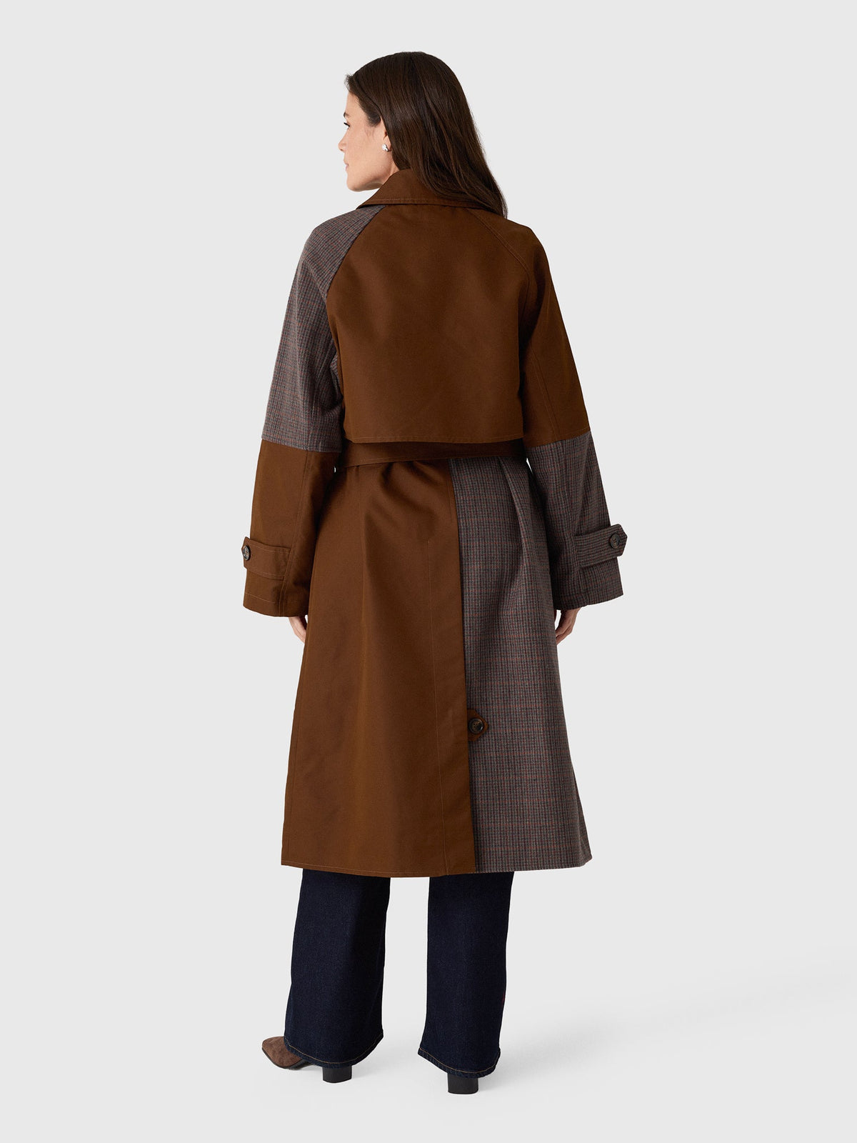 Essentiel Antwerp Women's Kagu Patchwork Trench Coat
