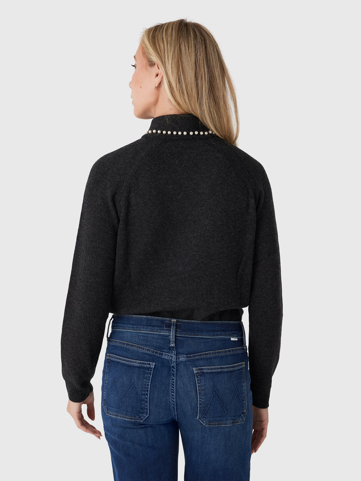 Essentiel Antwerp Women's Kasa Embellished Bow Collar Sweater