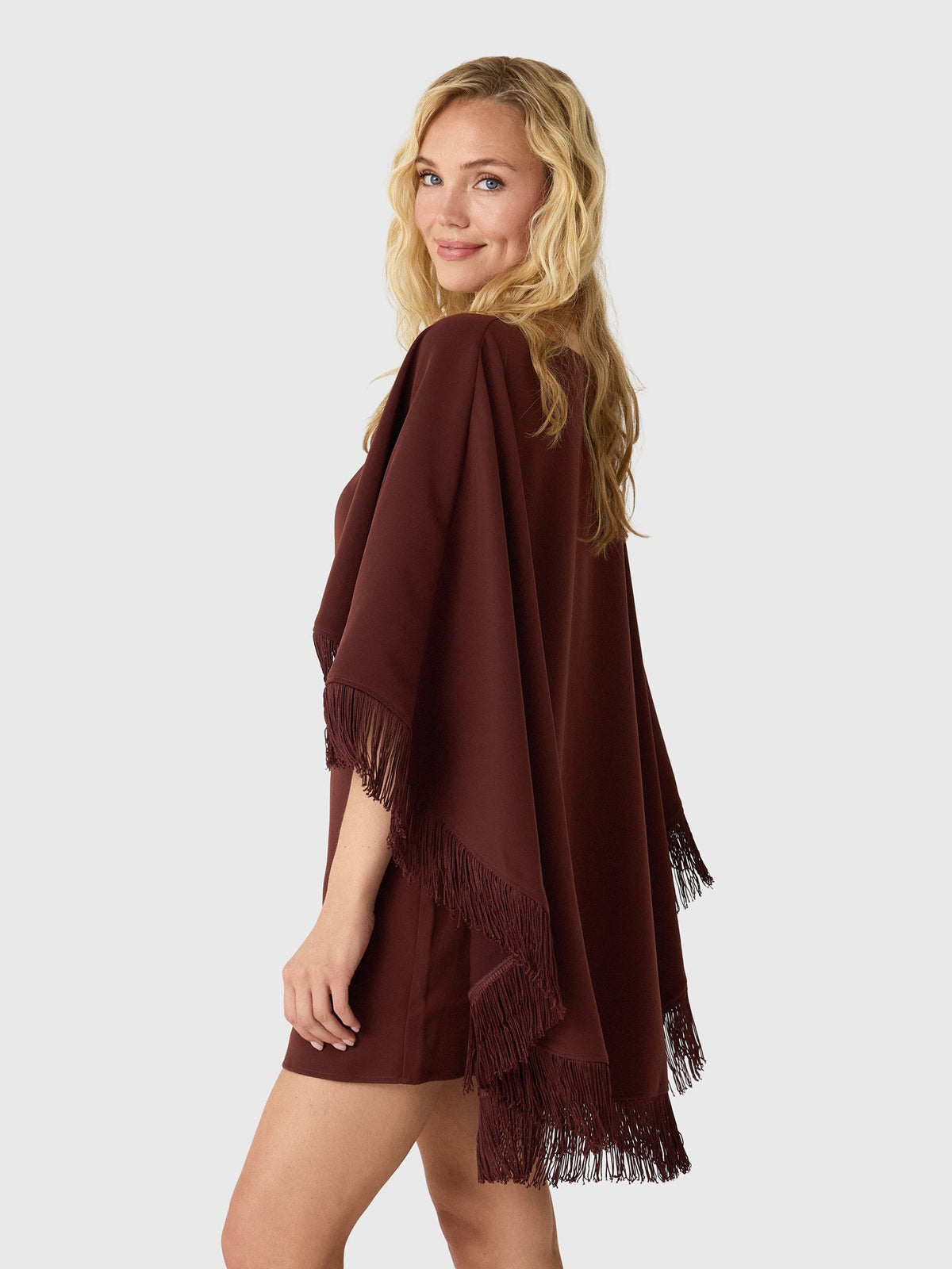 Masons Daughter Women's Katherine Fringe Cape Dress