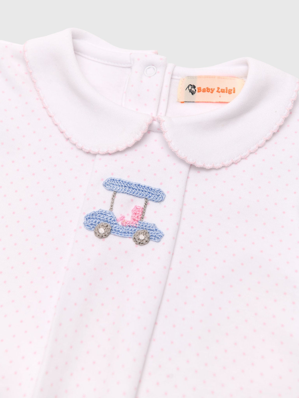 Luigi Girls' Pleat Front Golf Cart Top