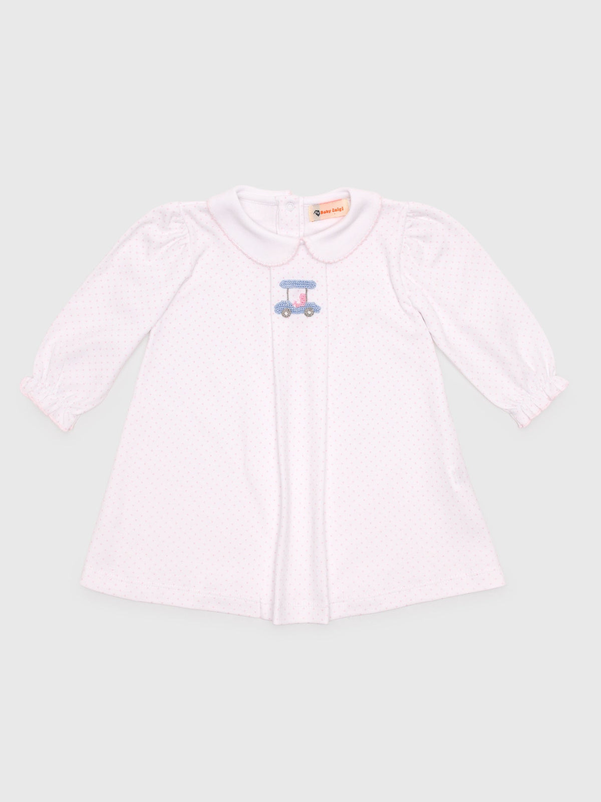 Luigi Girls' Pleat Front Golf Cart Top