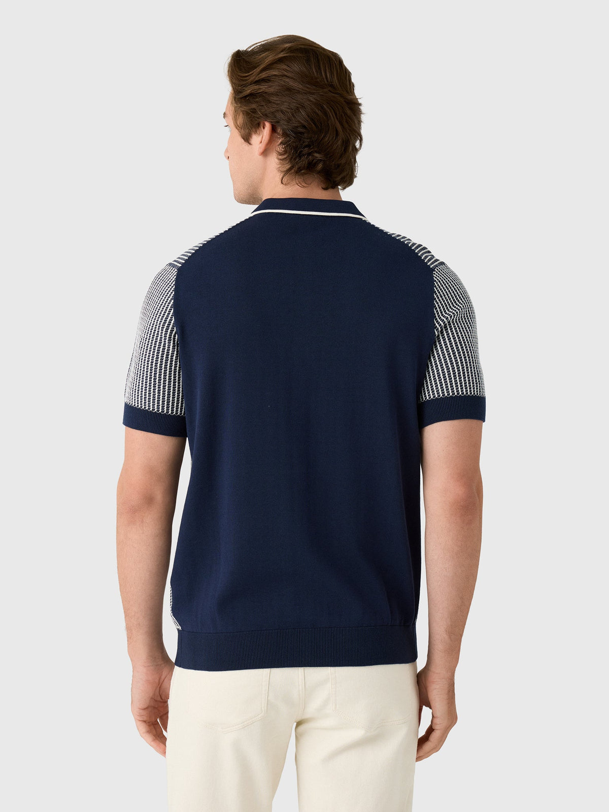 Blue Industry Men's Mason Quarter-Zip Polo