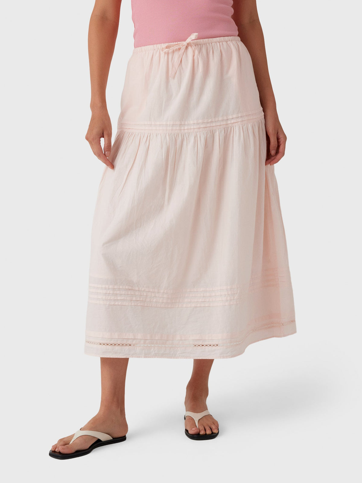Kerri Rosenthal Women's Vacance Pintuck Skirt