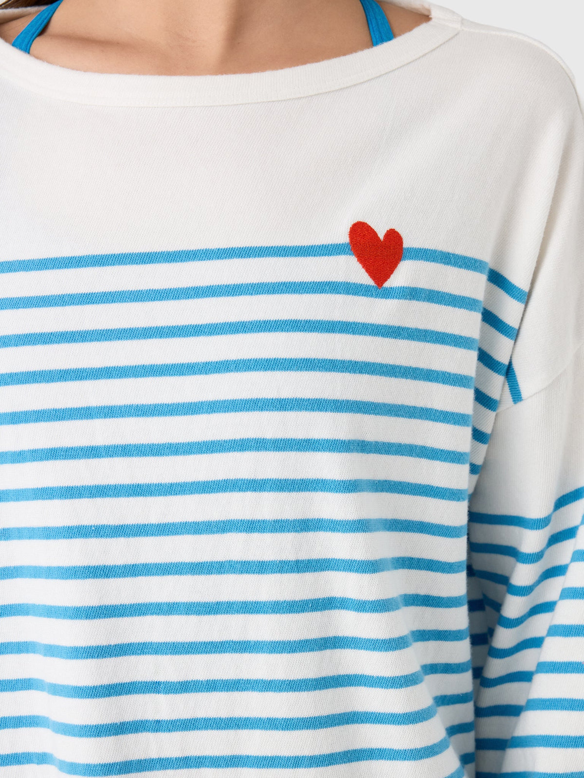 Kerri Rosenthal Women's Artist Long Sleeve Stripe Tee