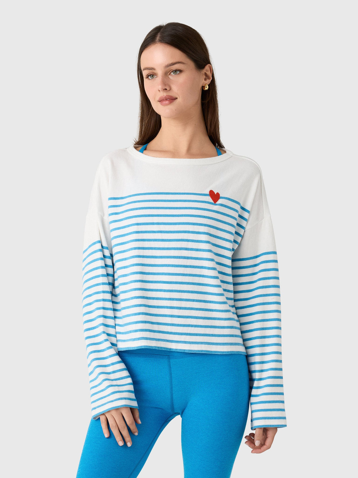 Kerri Rosenthal Women's Artist Long Sleeve Stripe Tee