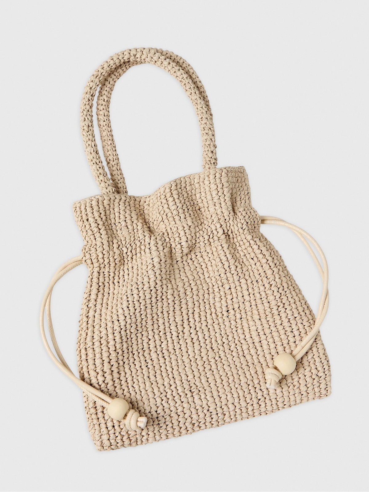 Loeffler Randall Kylie Raffia Drawstring Pouch