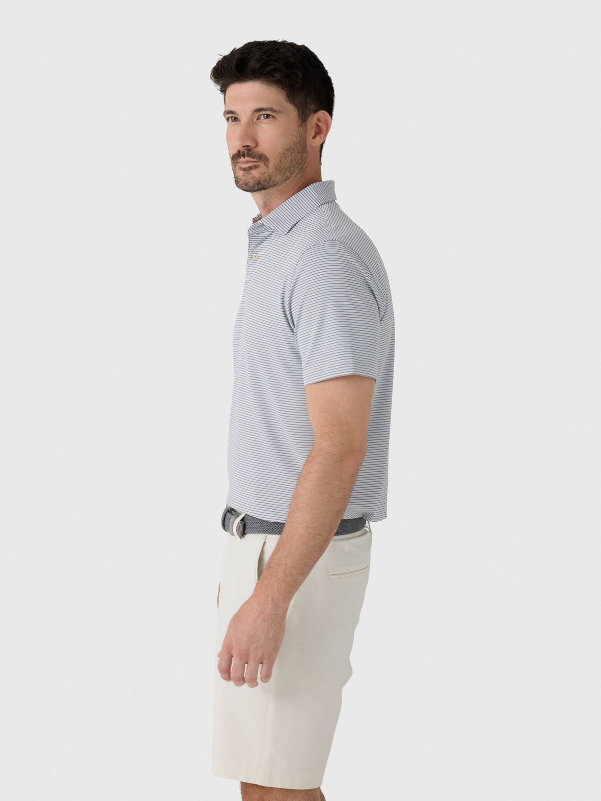 Sun Day Red Men's Refined Cypress Stripe Polo