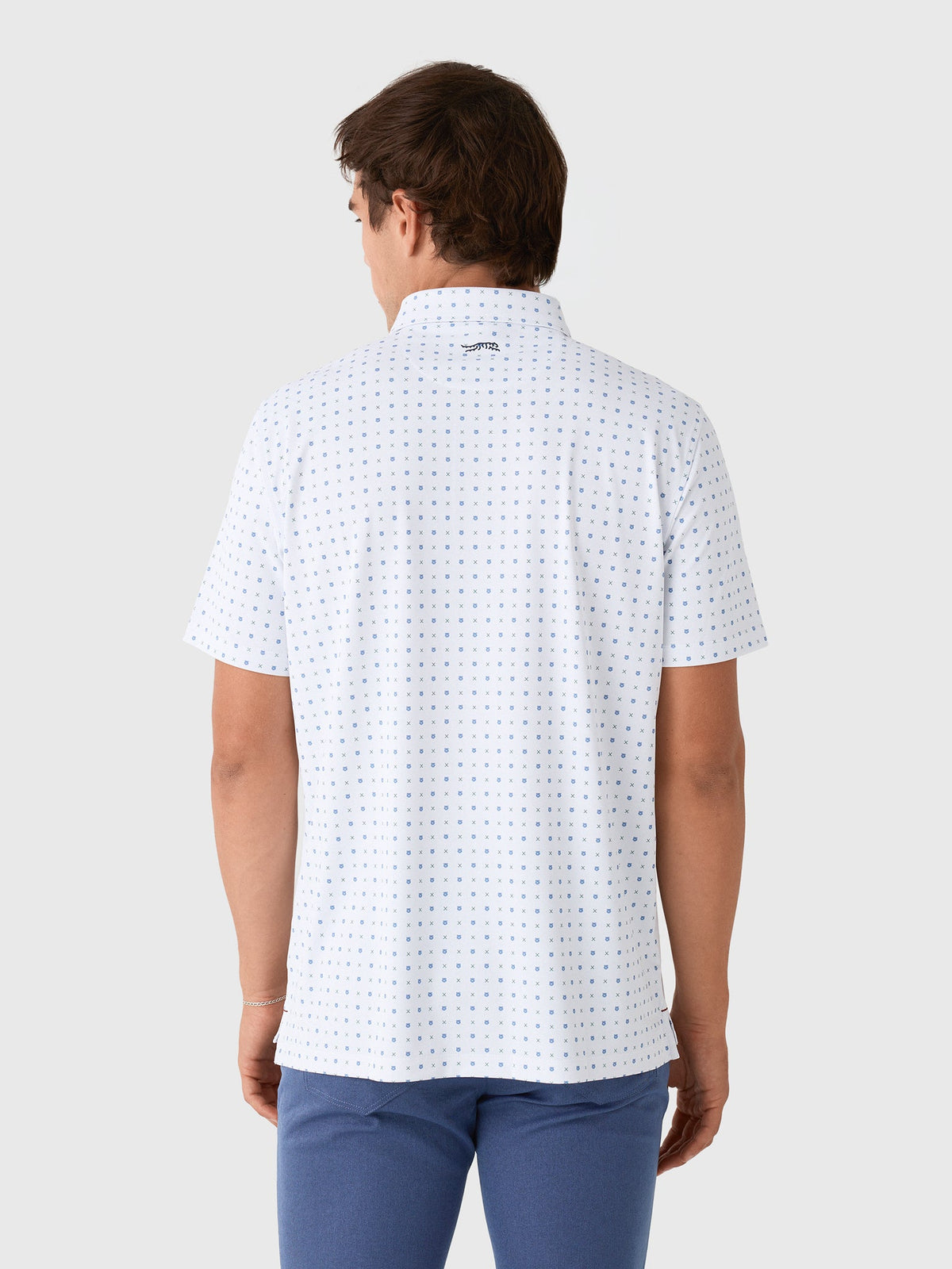 Sun Day Red Men's Grrrid Piqué Polo