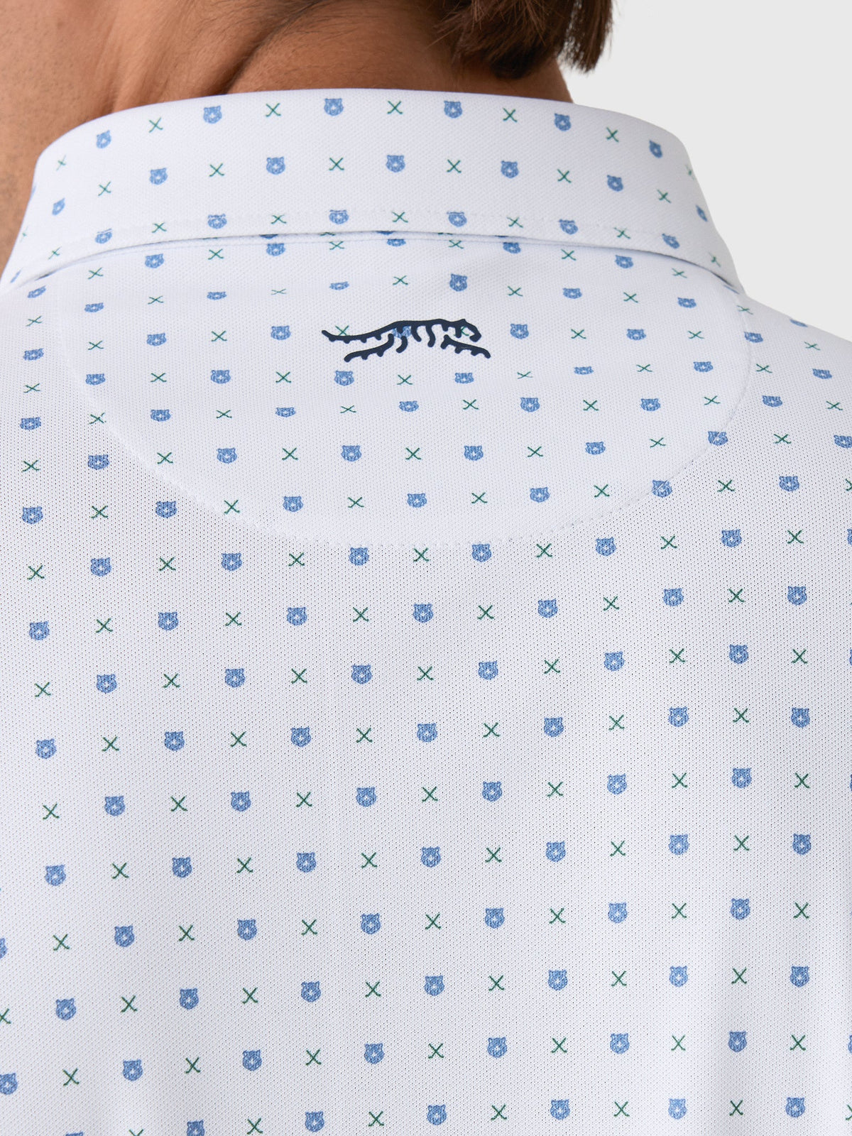Sun Day Red Men's Grrrid Piqué Polo