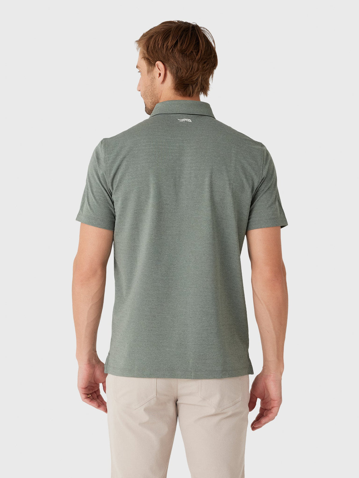 Sun Day Red Men's Redwood Heather Polo