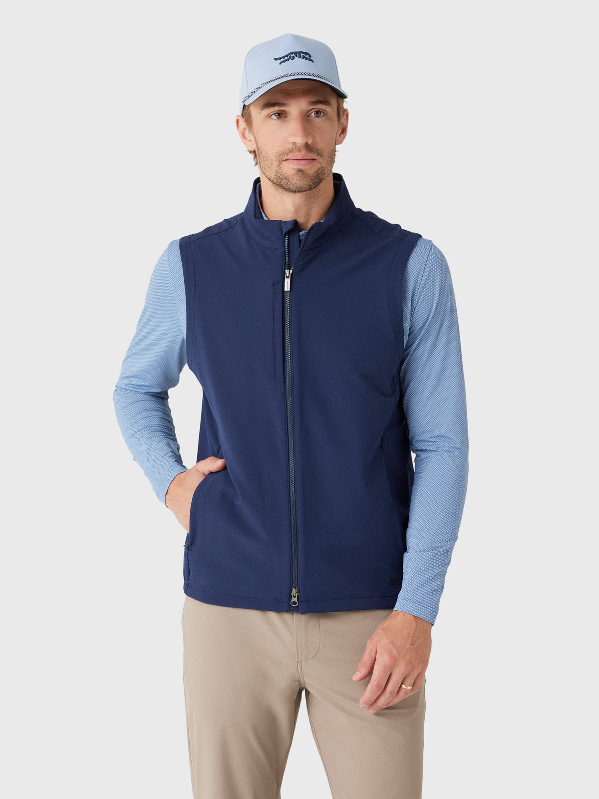 Sun Day Red Men's Del Mar Softshell Vest