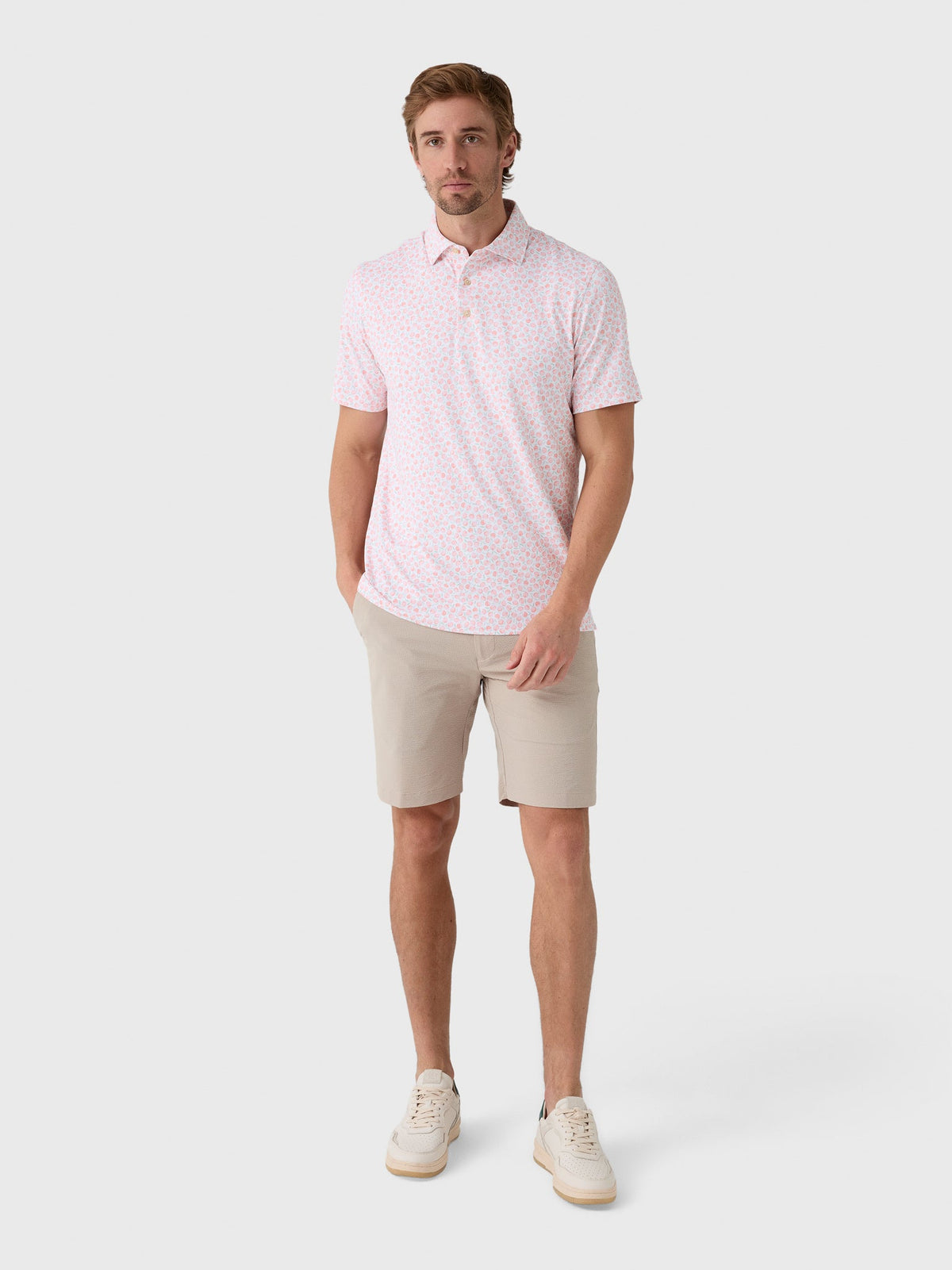 Sun Day Red Men's Heritage How Bout Them Peaches Polo