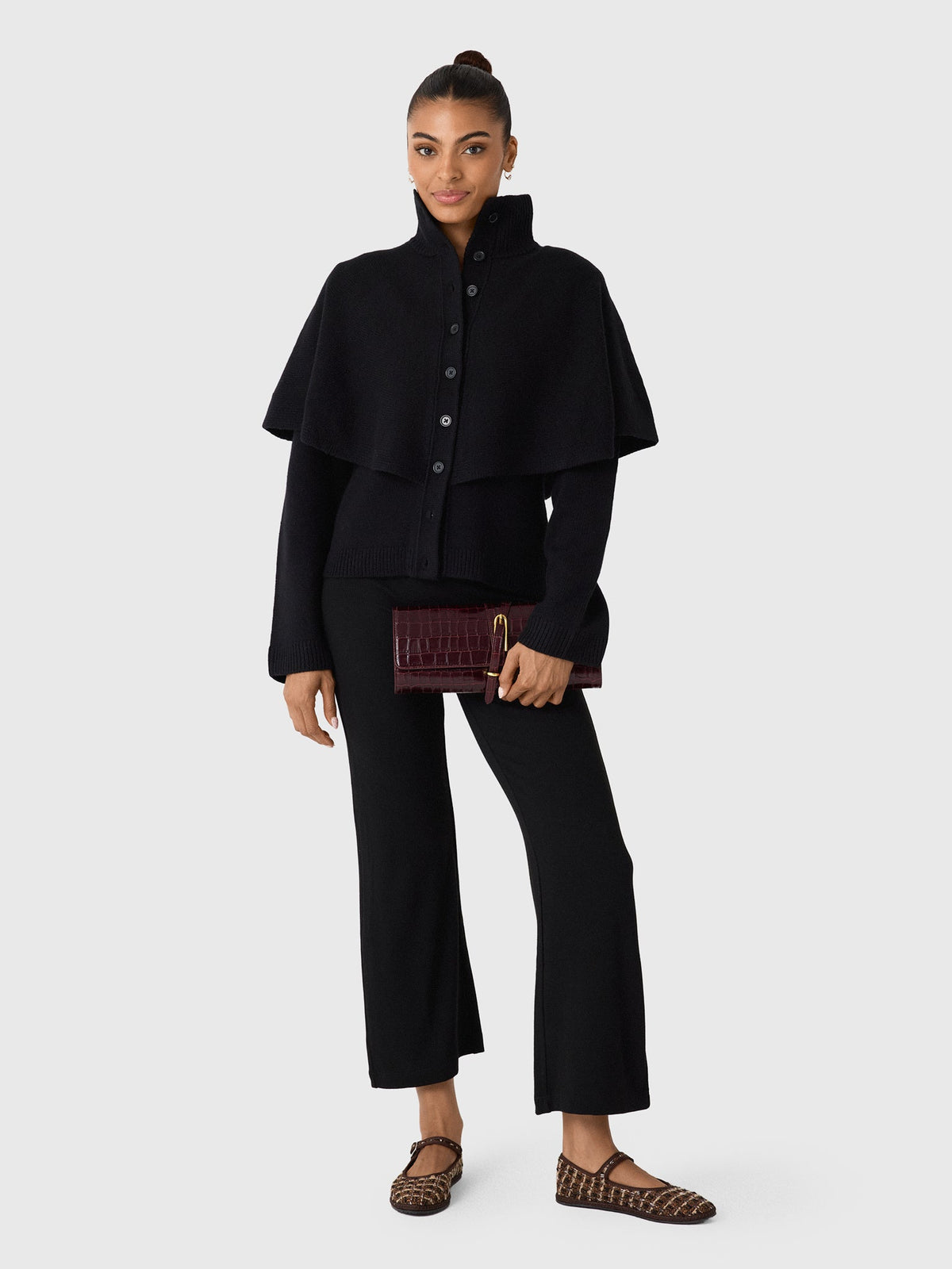 Leset Women's Lauren Crop Flare Pant