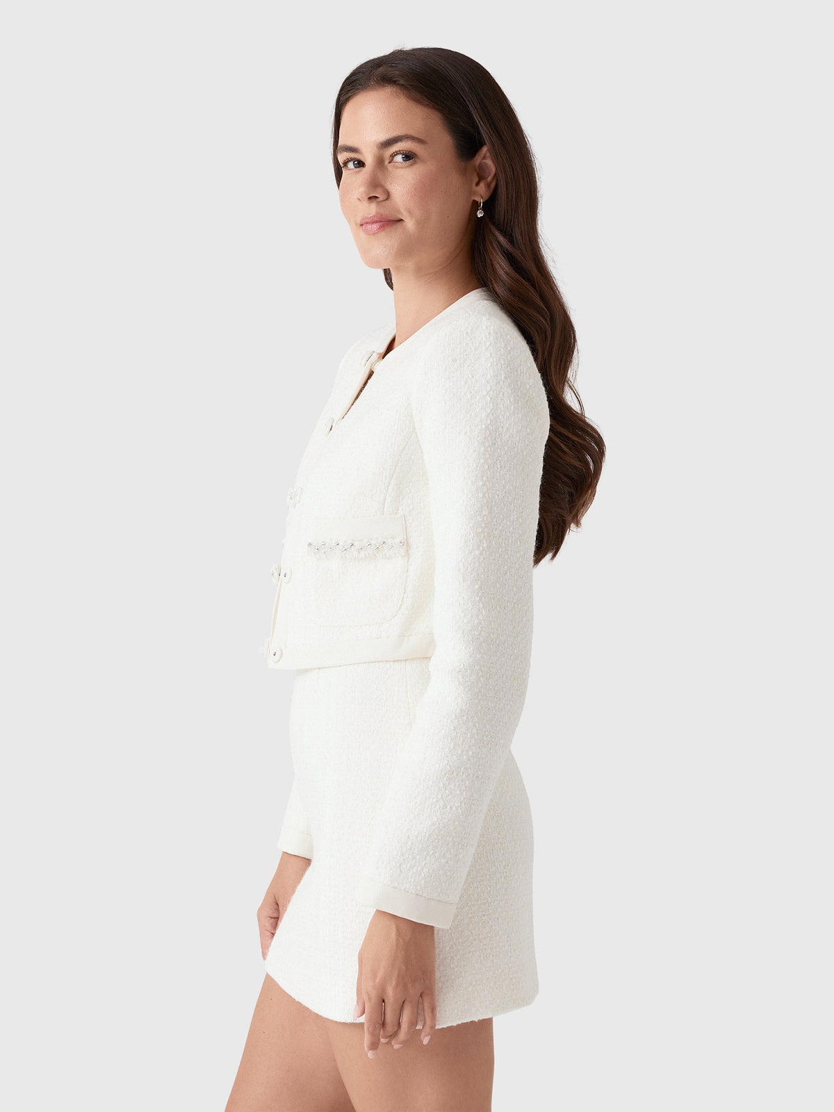 LoveShackFancy Women's Alphie Tweed Jacket