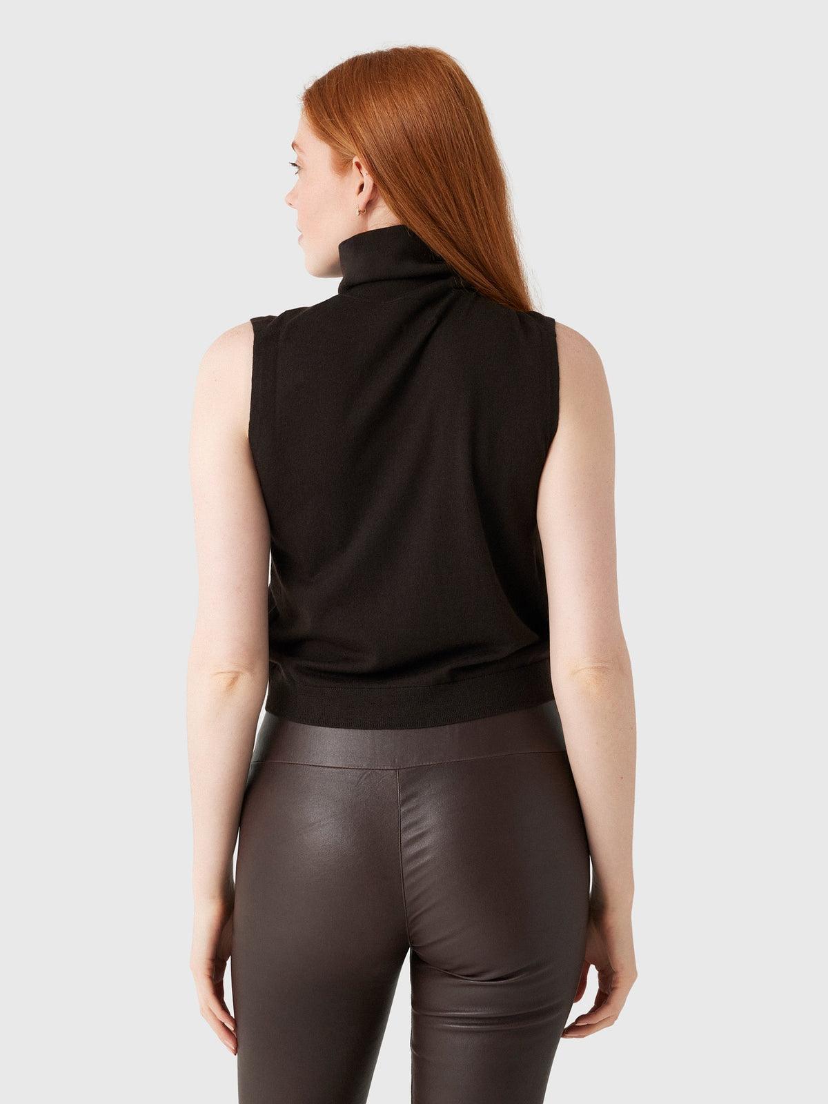 Leset Women's James Sleeveless Turtleneck