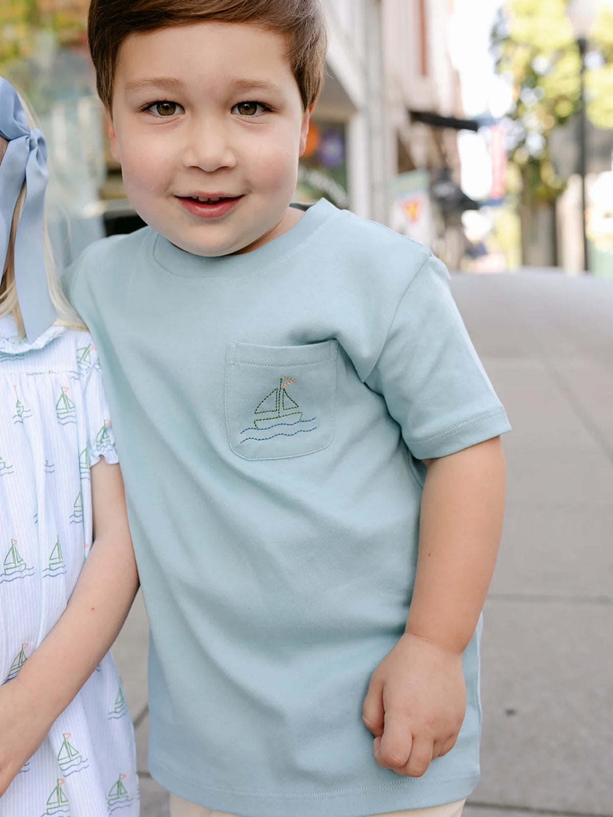 Little Paper Kids Boys' Jackson Pocket Tee