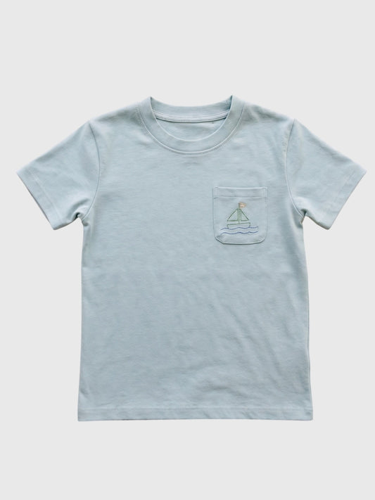 Little Paper Kids Boys' Jackson Pocket Tee