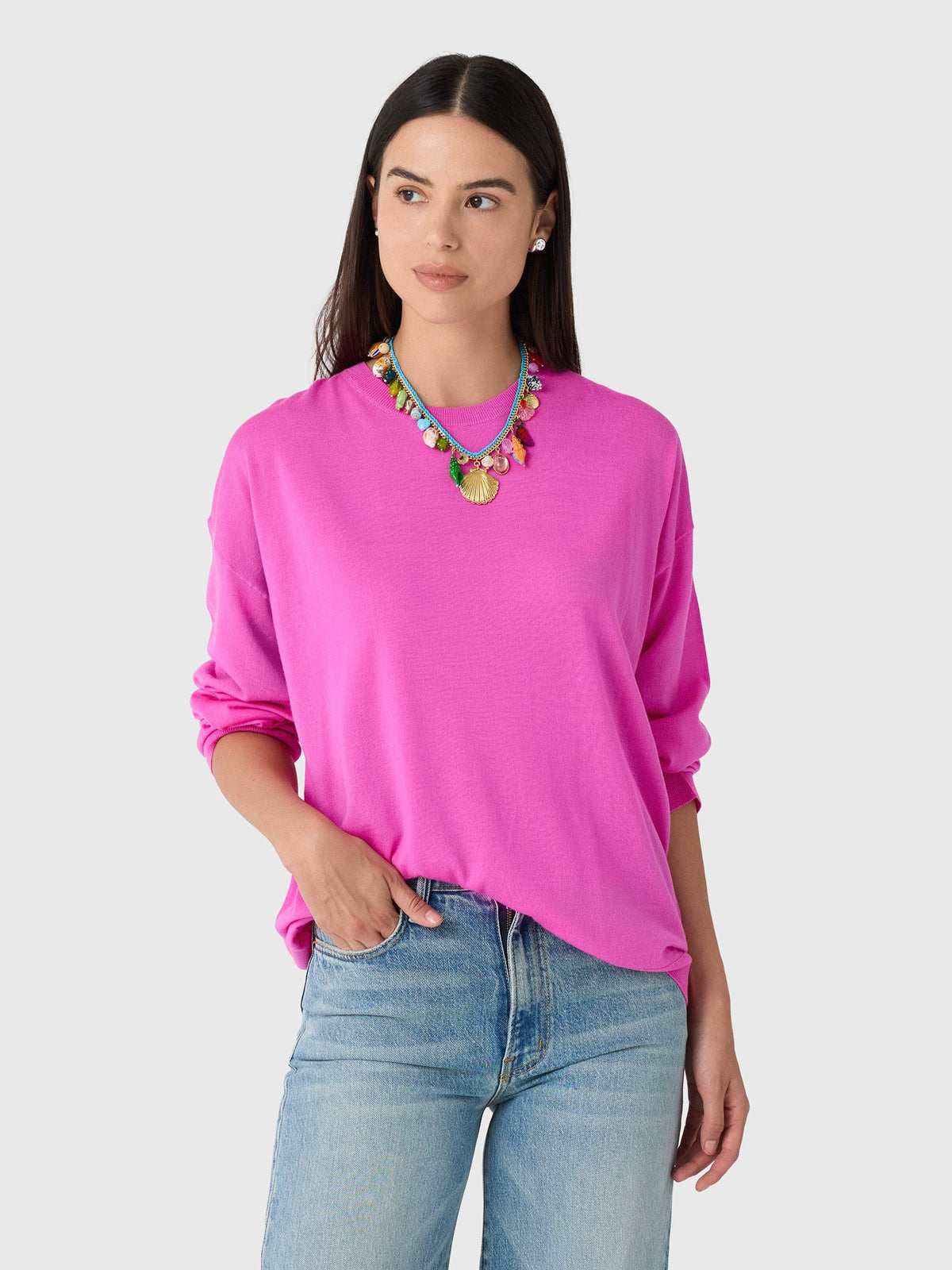 Leset Women's James Oversized Crewneck