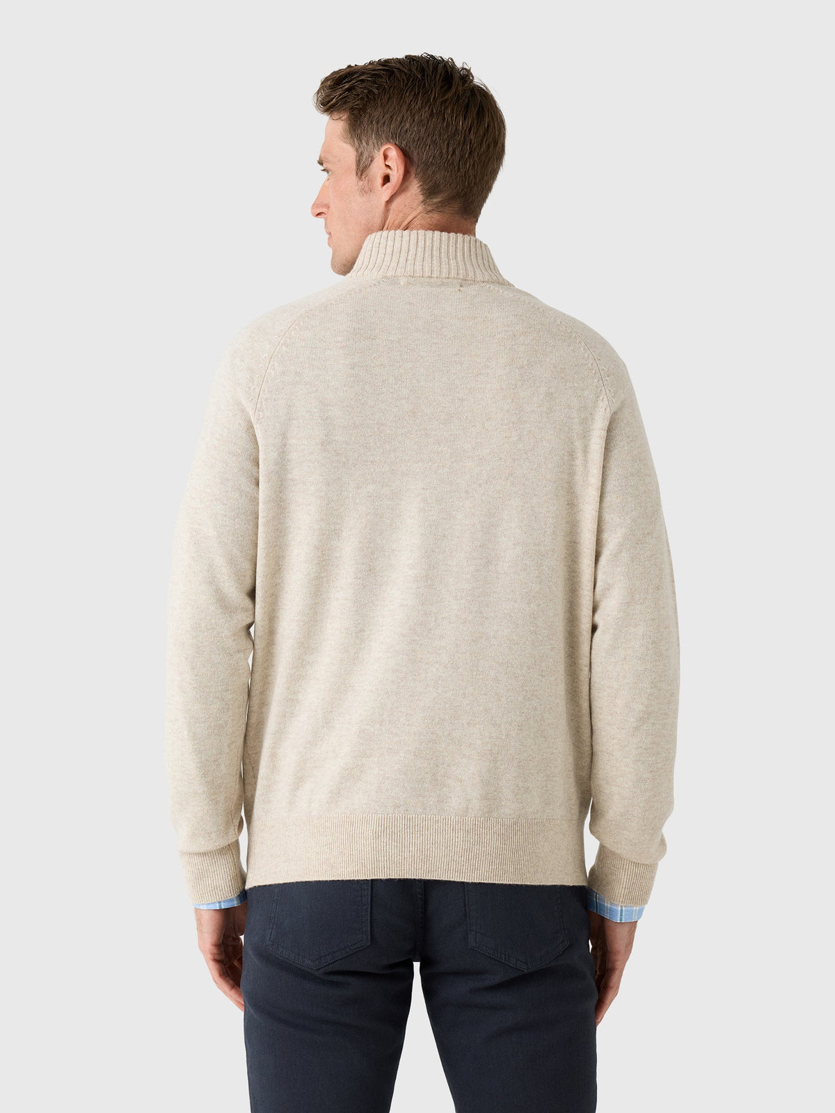 Rye51 Men's The Lucian Quarter-Zip Sweater