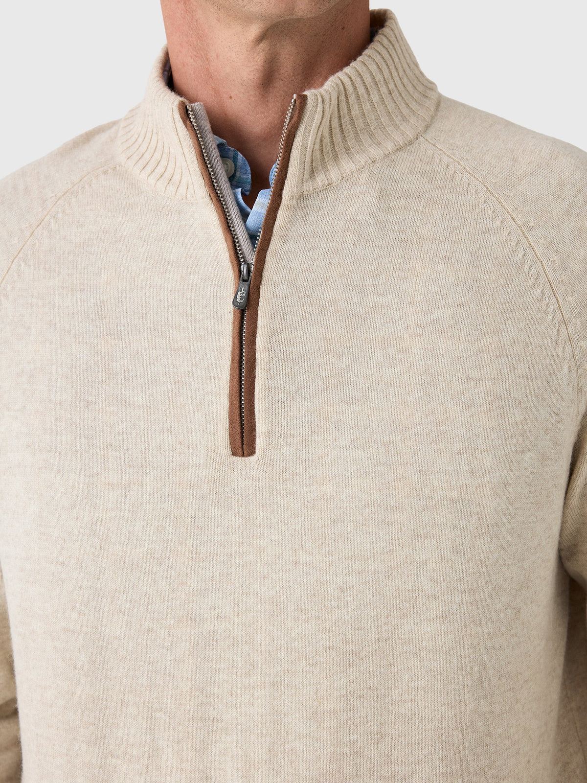 Rye51 Men's The Lucian Quarter-Zip Sweater