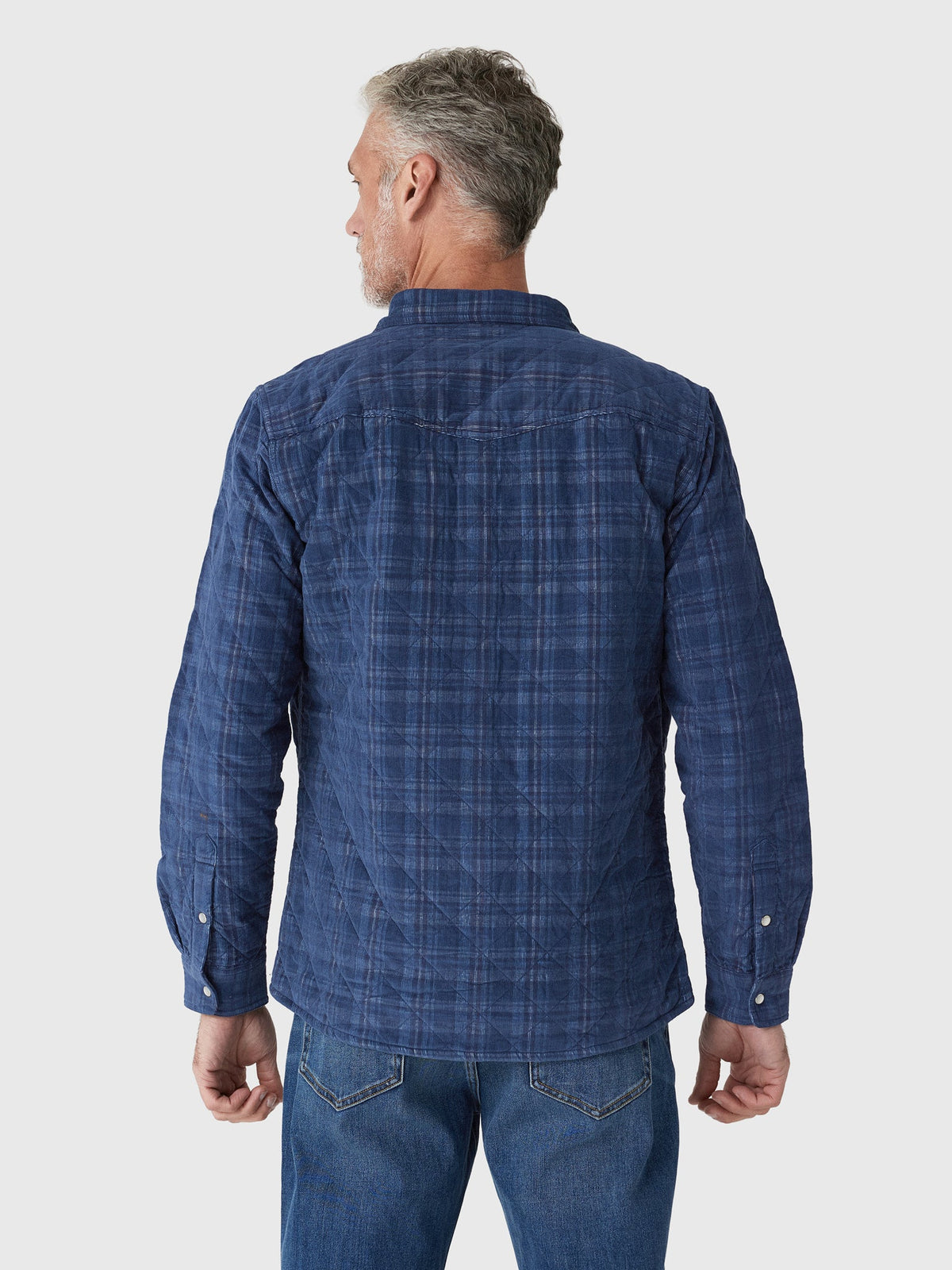 Criquet Men's Corduroy Quilted Shacket