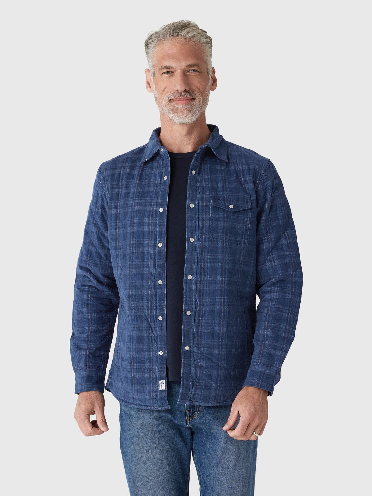 Criquet Men's Corduroy Quilted Shacket
