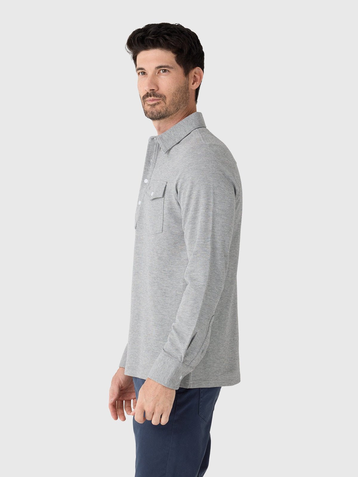 Criquet Men's Long Sleeve Players Polo