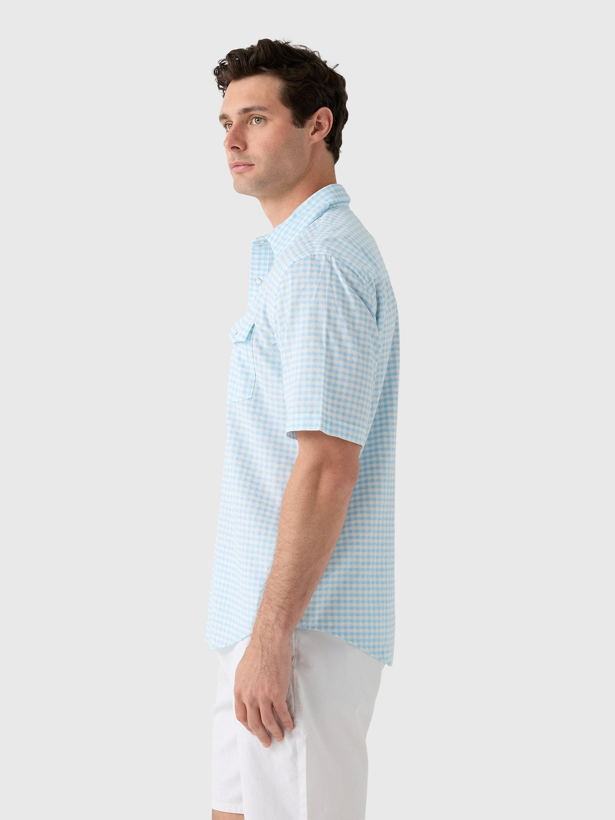Criquet Men's Corduroy Pearl Snap Shirt