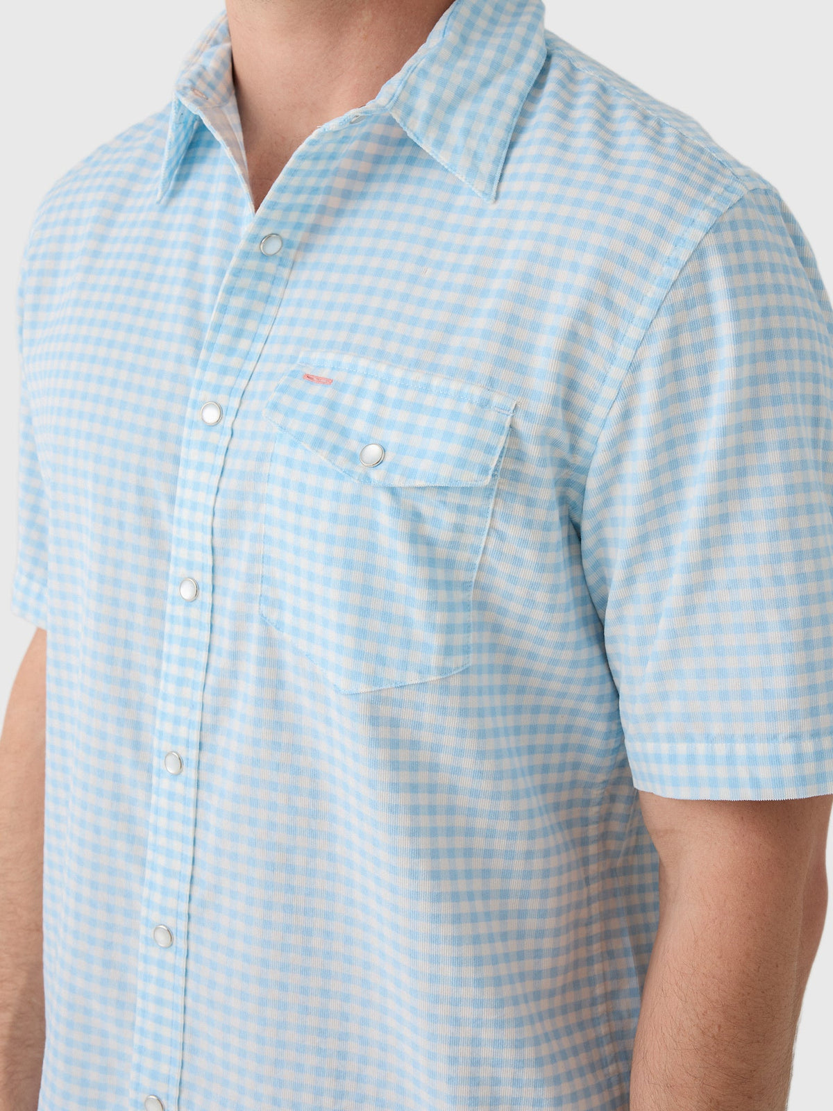 Criquet Men's Corduroy Pearl Snap Shirt